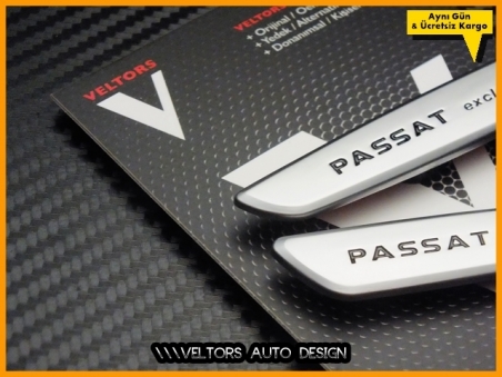VW Passat Exclusive Logo Amblem Seti