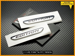Mercedes Edition Yan Çamurluk Logo Amblem Seti