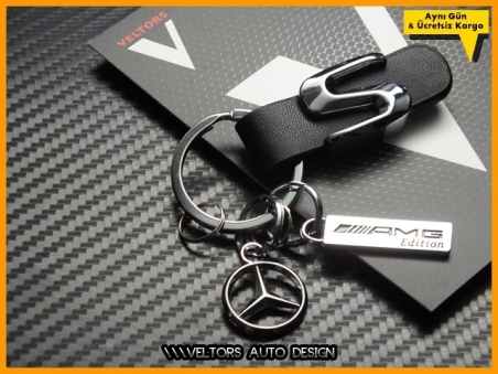 Mercedes S Class Serisi S Class AMG Logo Amblem Anahtarlık