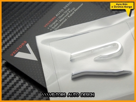 VW R Line R Yeni Tip Bagaj Yazı Logo Amblem