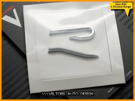 VW R Line R Yeni Tip Bagaj Yazı Logo Amblem
