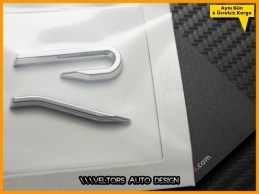 VW R Line R Yeni Tip Bagaj Yazı Logo Amblem
