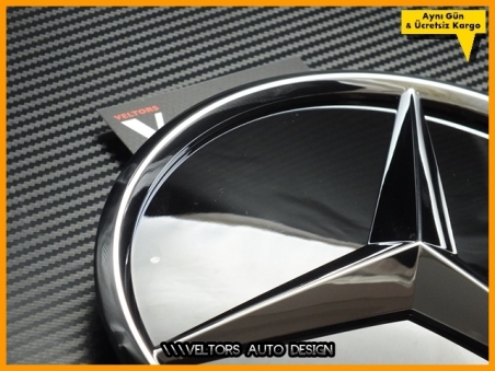 Mercedes Ön Izgara Panjur Yıldız Logo Amblem