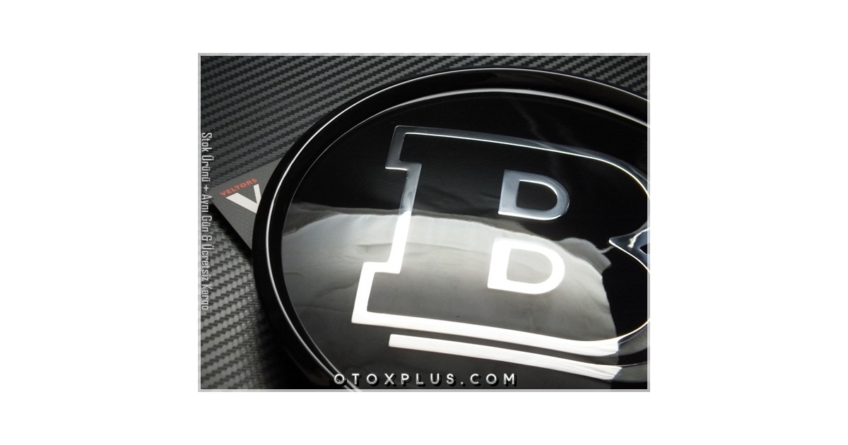 Mercedes BRABUS Ön Izgara Brabus Logo Amblem