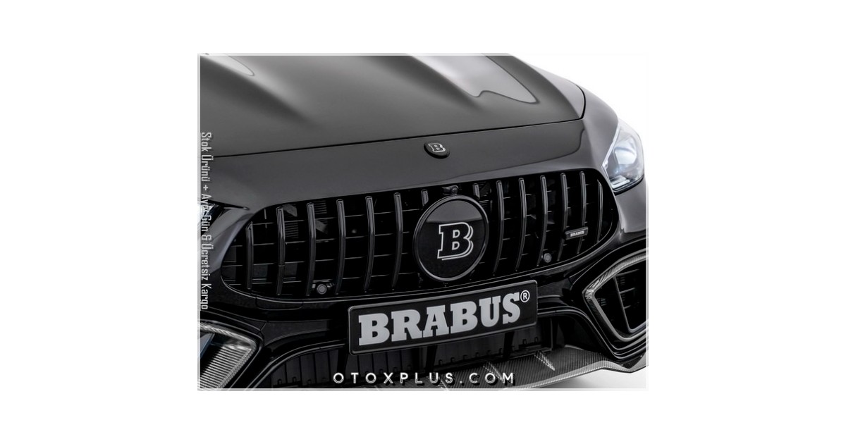 Mercedes GLC GLE W166 W167 GLS BRABUS Ön Izgara Brabus Logo Amblem