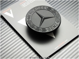 Mercedes Black / Siyah Kaput Yıldız Logo Amblem
