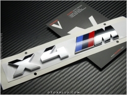 BMW X4 Serisi M X4 Bagaj Yazı Logo Amblem Seti