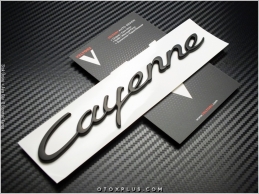 Porsche Cayenne Yeni Tip Bagaj Yazı Logo Amblem