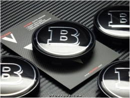Mercedes BRABUS Logo Amblem Jant Göbeği Göbek Kapak Seti