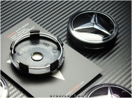 Mercedes Logo Amblem Jant Göbeği Göbek Kapak Seti