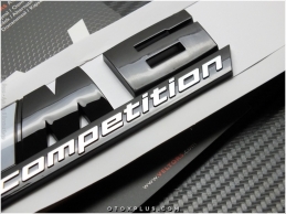BMW Gri / Siyah M6 Competition Bagaj Logo Amblem Seti