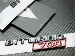 Mercedes BRABUS BITURBO 700 Logo Amblem Seti