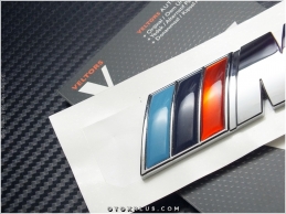 BMW M Technic 3D M Bagaj Yazı Logo Amblem