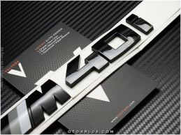 BMW Glossy Black / Parlak Siyah M 40 i / M40i Bagaj Yazı Logo Amblem