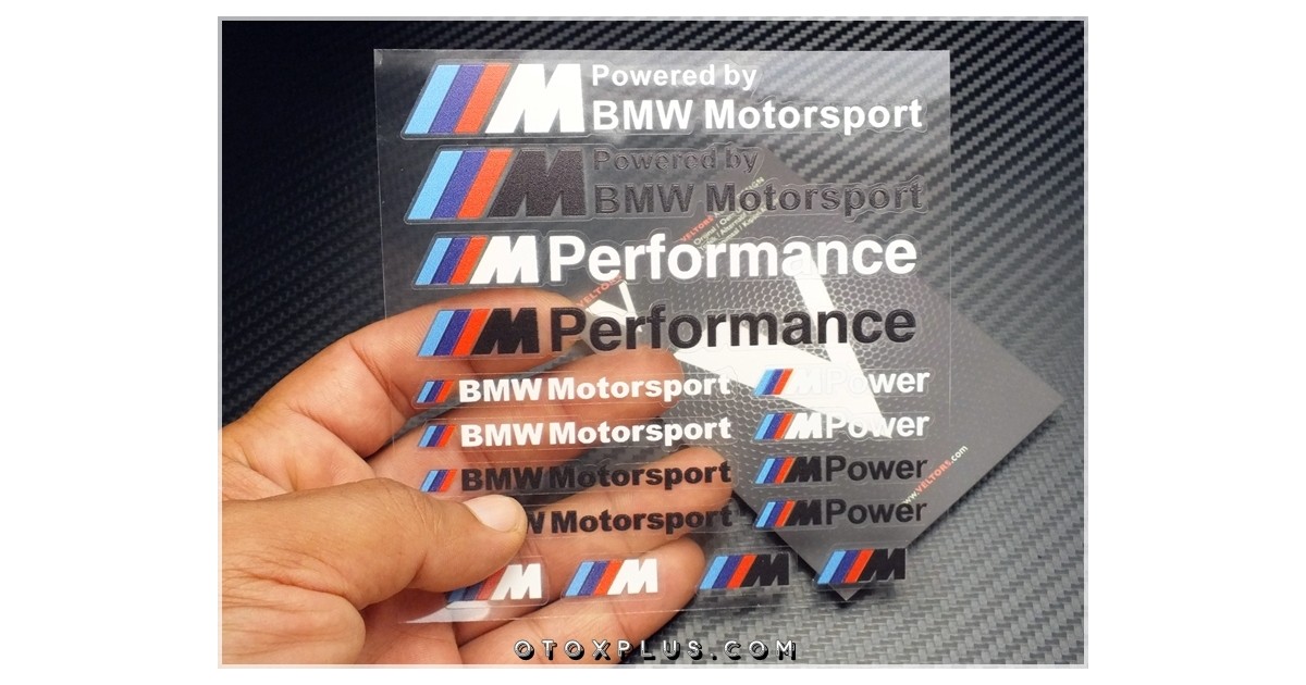 BMW M Performance Body Logo Amblem Seti