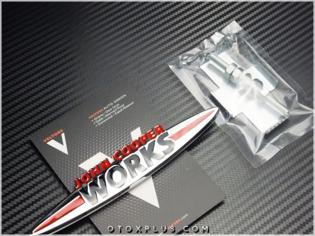 Mini John Cooper Works Ön Izgara Logo Amblem Seti