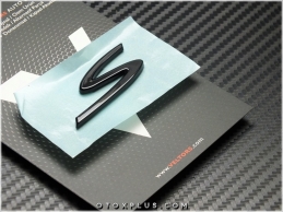 Porsche Black / Siyah Taycan S Bagaj Yazı Logo Amblem