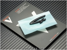 Porsche Black / Siyah Taycan 4 Bagaj Yazı Logo Amblem