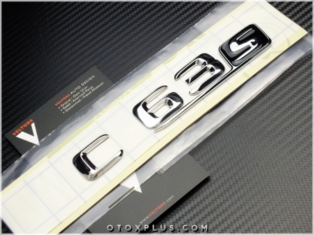 Mercedes C 63 S / C63 S Bagaj Yazı C63S Logo Amblem