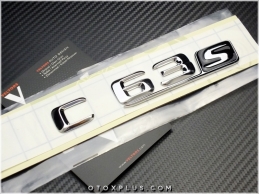 Mercedes C 63 S / C63 S Bagaj Yazı C63S Logo Amblem