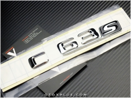 Mercedes C 63 S / C63 S Bagaj Yazı C63S Logo Amblem