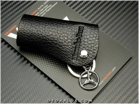 Mercedes Deri Logo Amblem Mercedes Anahtarlık