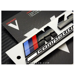 BMW Black / Siyah M4 Competition M4 Logo Amblem Seti