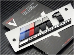 BMW Black / Siyah M1 Competition M1 Logo Amblem Seti