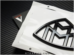 Mercedes Black / Siyah MAYBACH Bagaj Yazı MAYBACH Logo Amblem