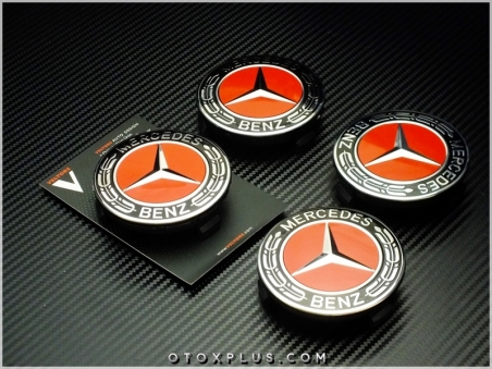 Mercedes Yeni Nesil Siyah Jant Göbeği Göbek Kapak Seti