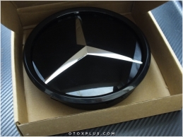 Mercedes Glossy Black / Parlak Siyah Ön Izgara Panjur Yıldız Logo