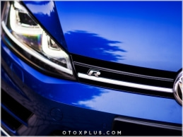 VW Polo Golf Jetta Scirocco Passat CC Ön Izgara R Line R Logo Amblem