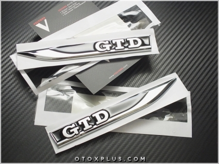 VW Polo Golf Gtd Yan GTD Logo Amblem Seti