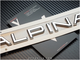 BMW Alpina Bagaj Yazı Alpina Logo Amblem