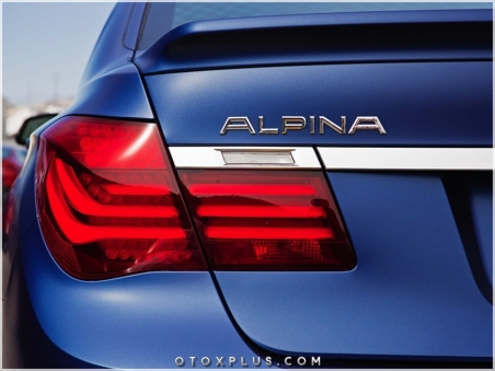 BMW Alpina Bagaj Yazı Alpina Logo Amblem