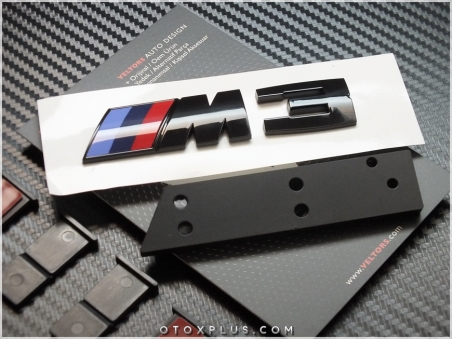 BMW Siyah / Black Ön Izgara M3 Logo Amblem