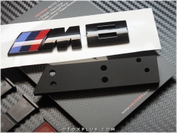 BMW Siyah / Black Ön Izgara M8 Logo Amblem