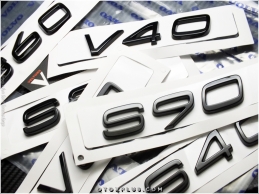 Volvo Glossy Black / Parlak Siyah XC60 / XC 60 Bagaj Yazı Logo Amblem