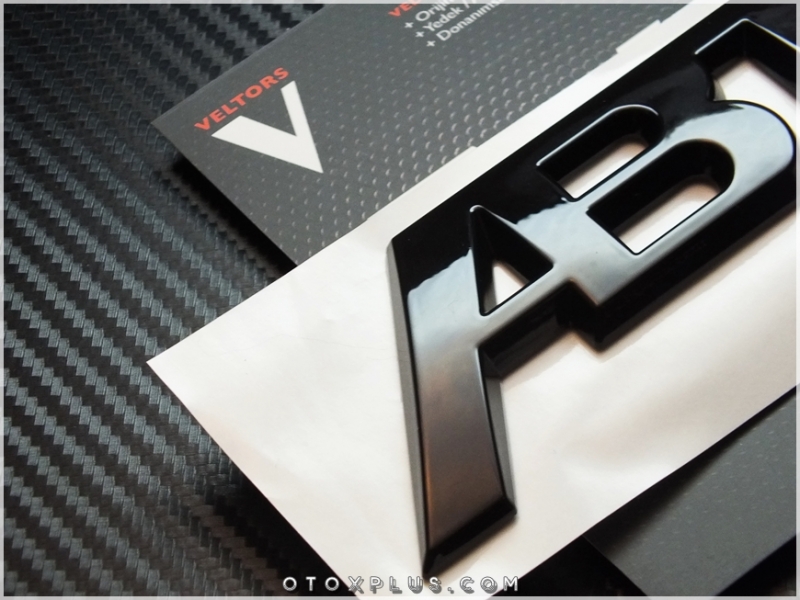 Audi Piano Black Siyah ABT Bagaj Yazı Logo Amblem