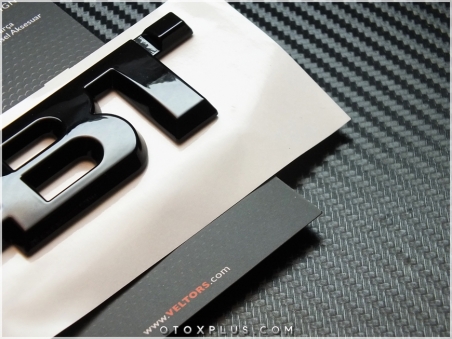 Audi Piano Black Siyah ABT Bagaj Yazı Logo Amblem