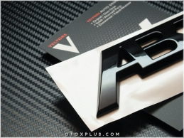 Audi Piano Black Siyah ABT Bagaj Yazı Logo Amblem