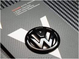 VW Black / Siyah Direksiyon Airbag VW Logo Amblem