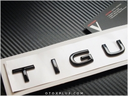 VW Black / Siyah Tiguan Bagaj Yazı Tiguan Logo Amblem