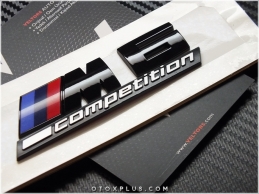 BMW Black / Siyah M6 Competition Bagaj Logo Amblem Seti