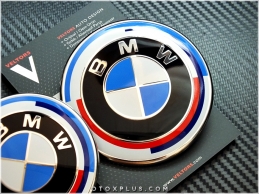 BMW 50. Yıl Ön Kaput Arka Bagaj Logo Amblem Seti