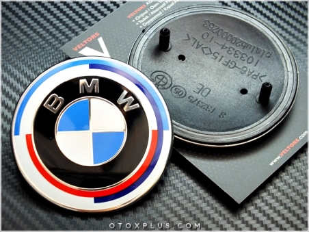 BMW 50. Yıl Ön Kaput Arka Bagaj Logo Amblem Seti
