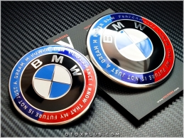 BMW 50. Yıl Kaput Bagaj BMW Logo Amblem Seti