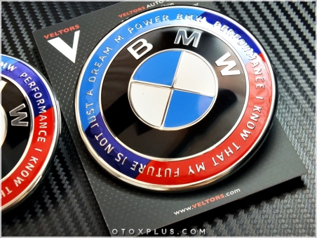 BMW 50. Yıl Kaput Bagaj BMW Logo Amblem Seti