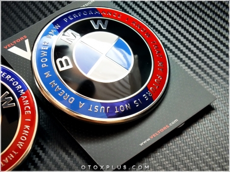 BMW 50. Yıl Kaput Bagaj BMW Logo Amblem Seti