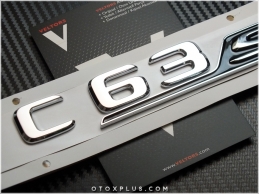 Mercedes C Class C 63 S / C63S Bagaj Yazı Logo Amblem Seti